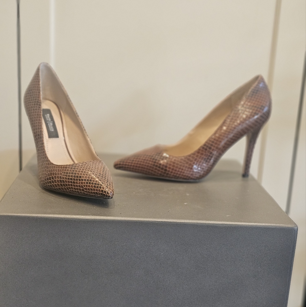 White House Black Market brown pumps